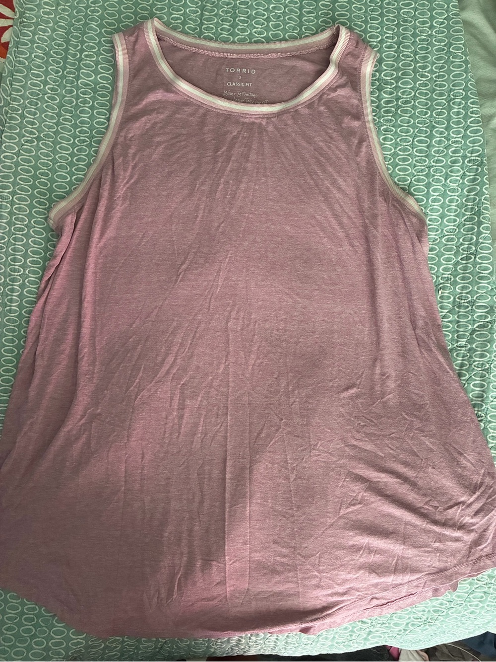 Torrid size 3 Classic Fit Mauve Pink Tank Top